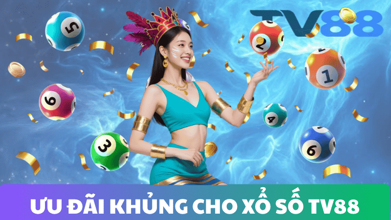 ƯU ĐÃI KHỦNG DÀNH RIÊNG CHO NGƯỜI CHƠI XỔ SỐ TV88